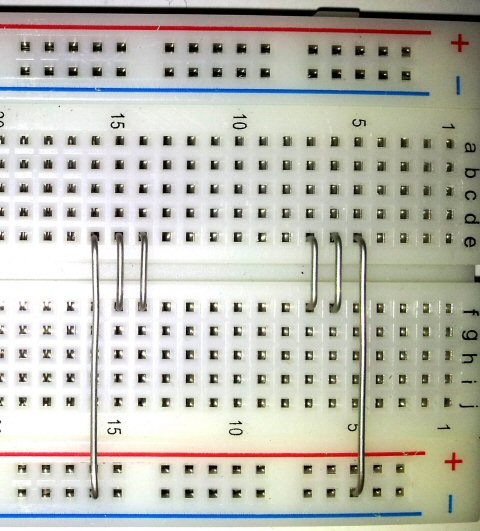Insert the connecting wires first